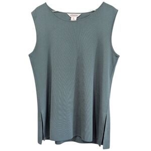 Misook Sleeveless Top in Teal